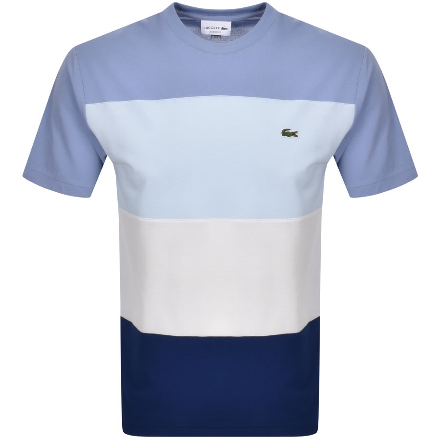 Alternative Image for ProductLacoste Crew Neck Logo T Shirt Blue1